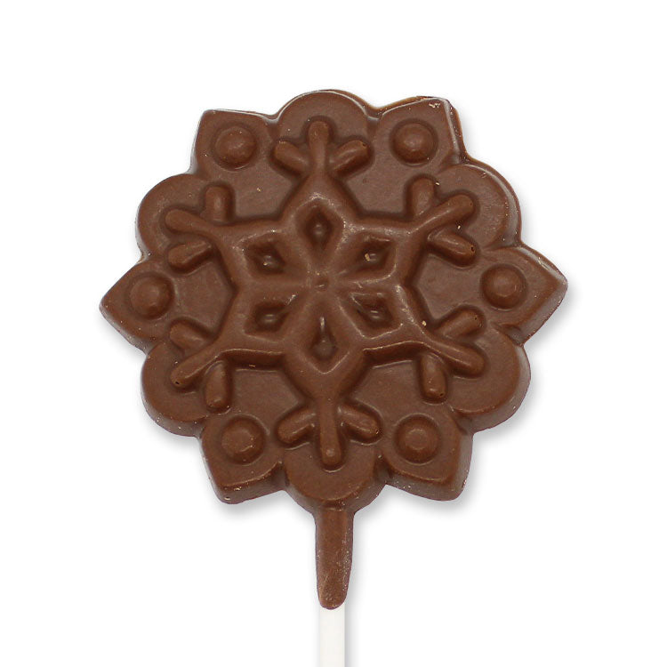 Milk Snowflake Lollipop - Large