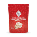 Chocolate Covered Pretzels - White Candy Cane